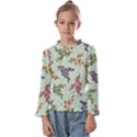 Berries Flowers Pattern Print Kids  Frill Detail T-Shirt View1