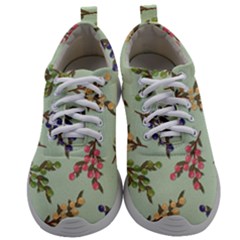 Berries Flowers Pattern Print Mens Athletic Shoes