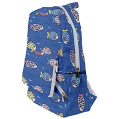 Sea Fish Blue Submarine Animals Patteen Travelers  Backpack