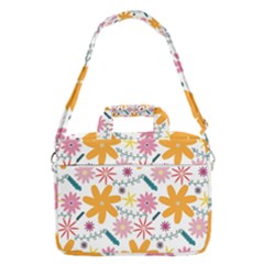 Pattern Background Vintage Floral Macbook Pro 15  Shoulder Laptop Bag