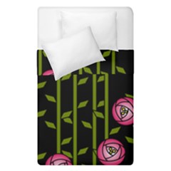 Abstract Rose Garden Duvet Cover Double Side (single Size)