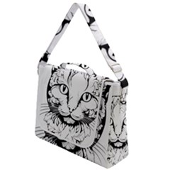 Cat - Artistic Paper Cut Box Up Messenger Bag by 2607694c