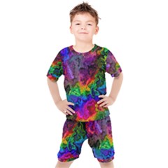 Pride Marble Kids  T-shirt And Shorts Set by MRNStudios