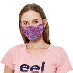 Fuchsia Blend Crease Cloth Face Mask (adult)