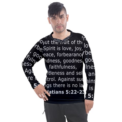 Galatians 5 Men s Pique Long Sleeve T-shirt by RiverRootz