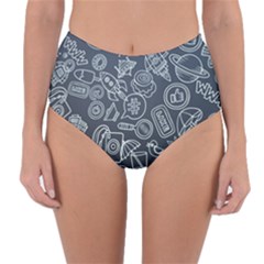 Internet Planet Drink Computer Reversible High-waist Bikini Bottoms by Proyonanggan