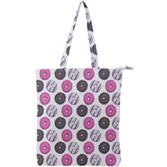 Pattern Seamless Design Decorative Double Zip Up Tote Bag