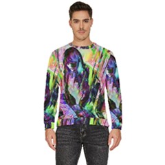 In Orbit Prismatic Men s Fleece Sweatshirt by MRNStudios