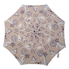 Abstract Leaf Nature Natural Beautiful Summer Pattern Hook Handle Umbrellas (medium) by Bedest