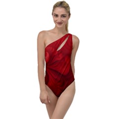 Lachs Kl Rotweissschwarz Kl To One Side Swimsuit