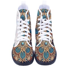 Pattern 1 Muster 7 Kid s High-top Canvas Sneakers