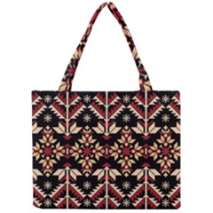 Vector Illustration Of Ukrainian Folk Seamless Pattern Ethnic Ornament Border Element Traditional Mini Tote Bag