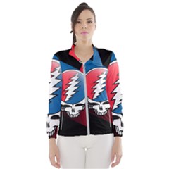 Grateful Dead Big Skull Women s Windbreaker