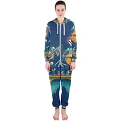 Grateful Dead Singing Skeleton Hooded Jumpsuit (ladies)