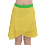 4 Farben Chiffon Wrap Front Skirt