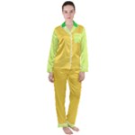 4 Farben Women s Long Sleeve Satin Pajamas Set	