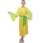 4 Farben Maxi Velvet Kimono