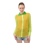 4 Farben Long Sleeve Chiffon Shirt