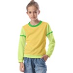 4 Farben Kids  Long Sleeve T-Shirt with Frill 