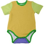 4 Farben Baby Short Sleeve Bodysuit