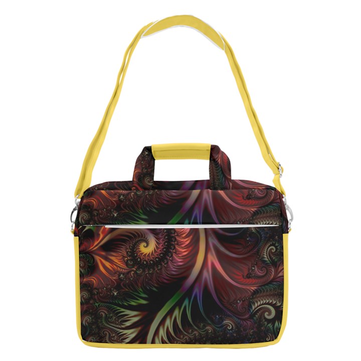 Gelb Fractal MacBook Pro 15  Shoulder Laptop Bag