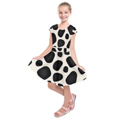 Background Pattern Texture Design Kids  Short Sleeve Dress