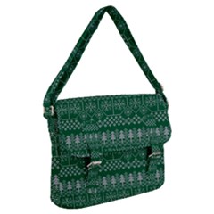 Christmas Knit Digital Buckle Messenger Bag