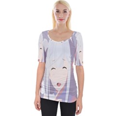 Emilia Rezero Wide Neckline T-shirt