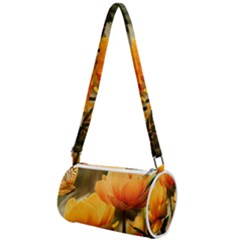 Yellow Butterfly Flower Mini Cylinder Bag