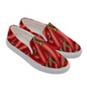 Seamless-chili-pepper-pattern Women s Canvas Slip Ons View3