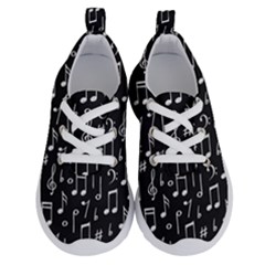 Chalk Music Notes Signs Seamless Pattern Running Shoes
