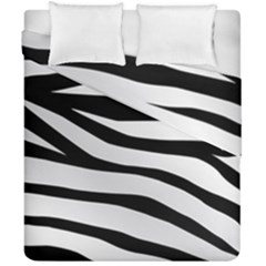 White Tiger Skin Duvet Cover Double Side (california King Size)