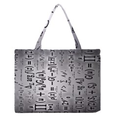 Science Formulas Zipper Medium Tote Bag