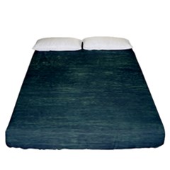 Wooden Wall Fitted Sheet (california King Size) by Azkajaya