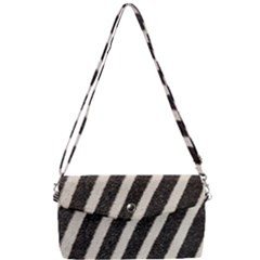 Zebra Zebra Pattern Zebra Fur Zebra Print Strip Removable Strap Clutch Bag