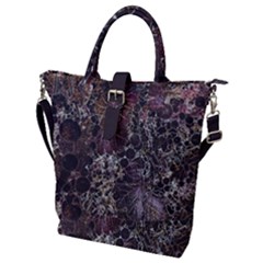 Grapevine Symphony Print Pattern Bk Buckle Top Tote Bag by dflcprintsclothing