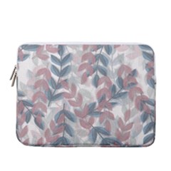 Leaves Pattern Background Nature 13  Vertical Laptop Sleeve Case With Pocket by Loisa77