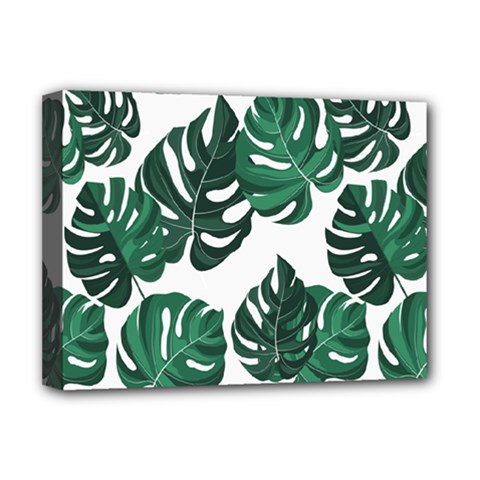 Illustrations Monstera Leafes Deluxe Canvas 16  X 12  (stretched) 