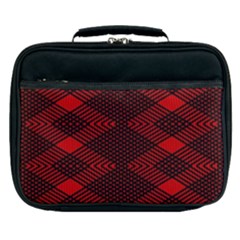 Pattern Black Red Lunch Bag by 2607694c