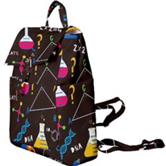 Science Lesson Flat Vector Seamless Pattern Buckle Everyday Backpack by Loisa77