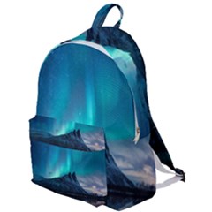 Aurora Borealis Mountain Reflection The Plain Backpack