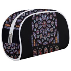 Chartres Cathedral Notre Dame De Paris Stained Glass Make Up Case (medium) by Grandong