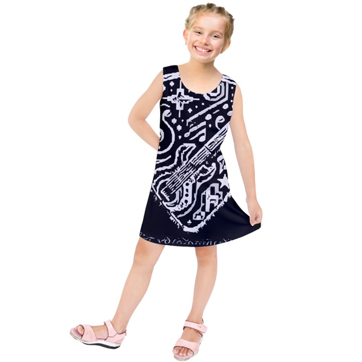 Guitar Pic Kids  Tunic Dress