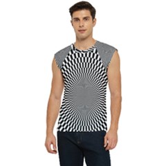 Circles Checkered Abstract Abstraction Art Men s Raglan Cap Sleeve T-shirt