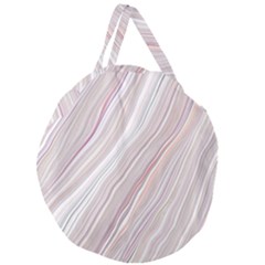 Marble Texture Marble Painting Giant Round Zipper Tote