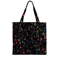 Illustration Universe Star Planet Zipper Grocery Tote Bag