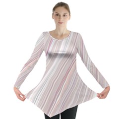 Marble Texture Marble Painting Long Sleeve Tunic 