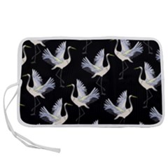 Crane Pattern Pen Storage Case (l)