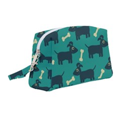 Happy Dogs Animals Pattern Wristlet Pouch Bag (medium) by Ket1n9