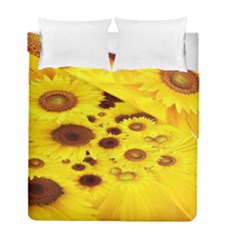 Beautiful Sunflowers Duvet Cover Double Side (full/ Double Size)